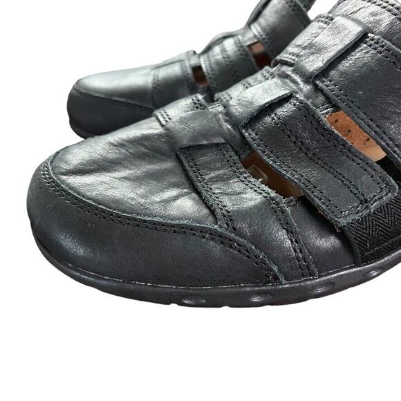 Cobb Hill Womens Womens Black Leather Loafers Flats Comfort Shoes Round Toe 10 - Picture 11 of 16